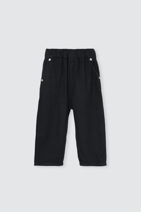 Snug Denim Pants Black