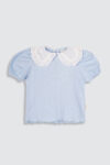 Suri Shirt Blue-Depan