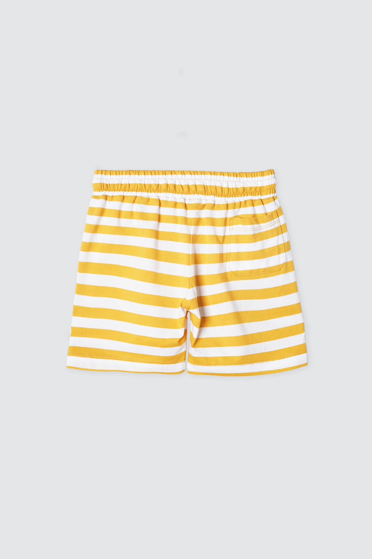 Cloud-Basic-short-Mustard-Stripes-belakang