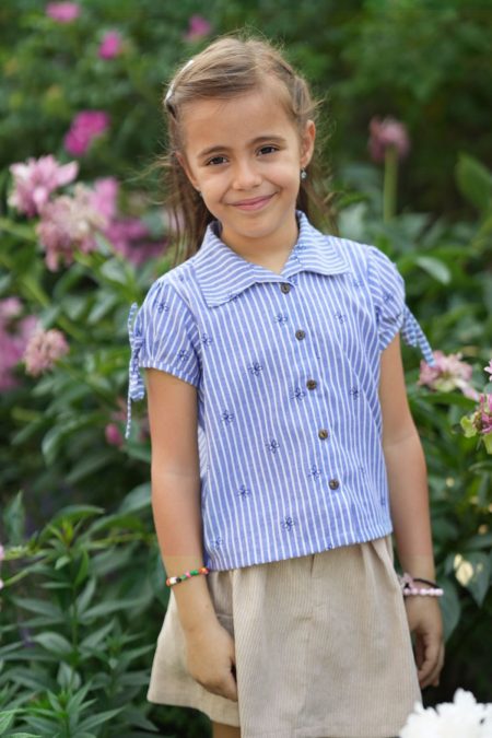Erina Shirt Navy Blue