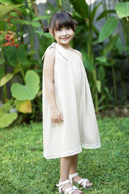 Lovina Dress Milky Brown