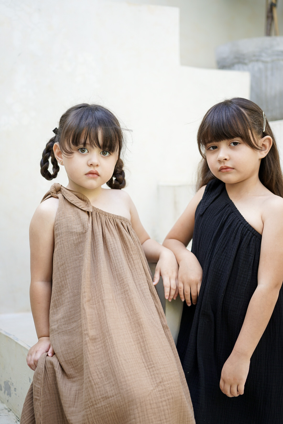 Lovina Dress Black On Model - 2