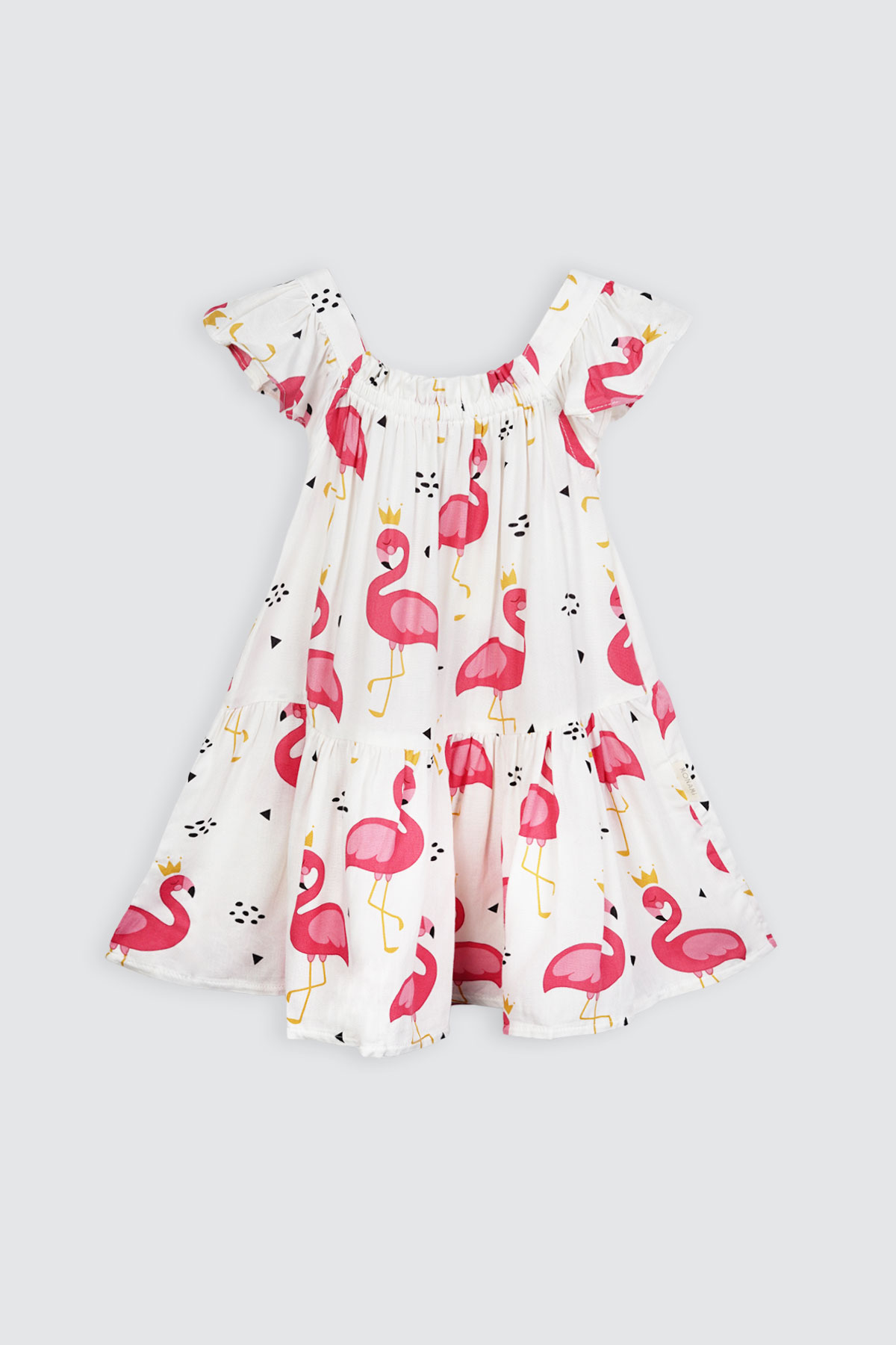 Nuri-Dress-White-Flamingo-depan