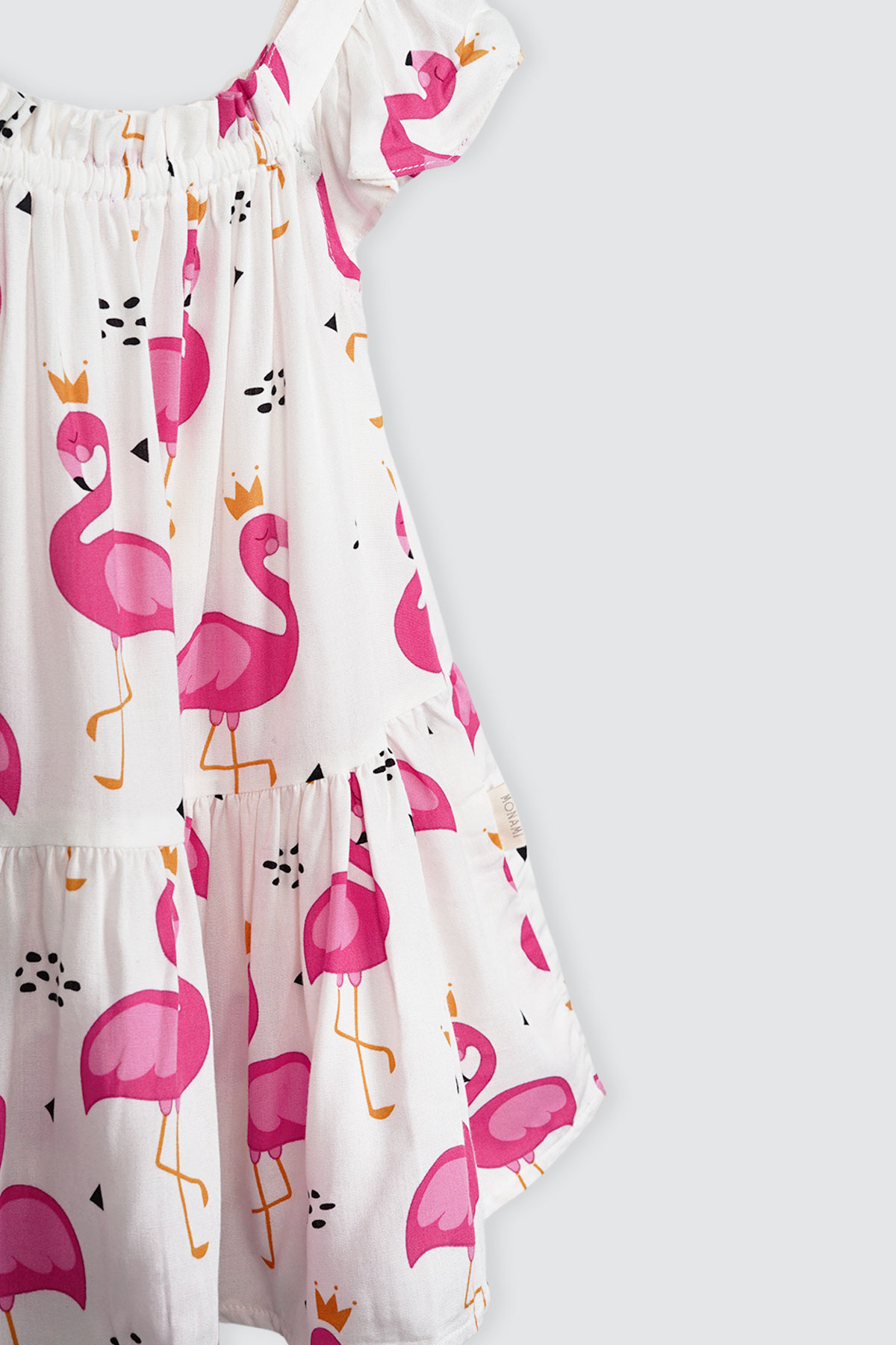 Nuri-Dress-White-Flamingo-detail