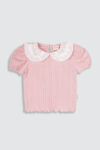 Suri Shirt Pink-Depan