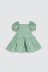 Lilly Dress Dusty Sage-Depan