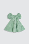 Lilly Dress Dusty Sage-Depan