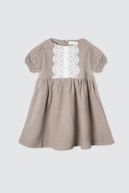 Aubrey Dress Chestnut Tan