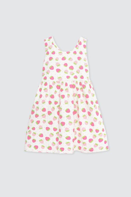 Avaa Dress Strawberry