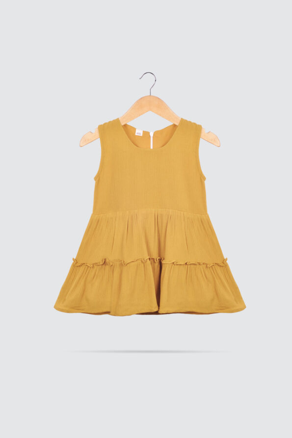 EMILY DRESS Mustard 1