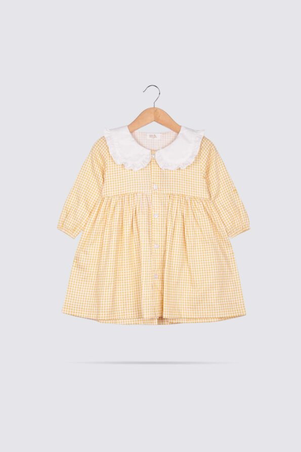 JENNIE DRESS Gingham Yellow 1