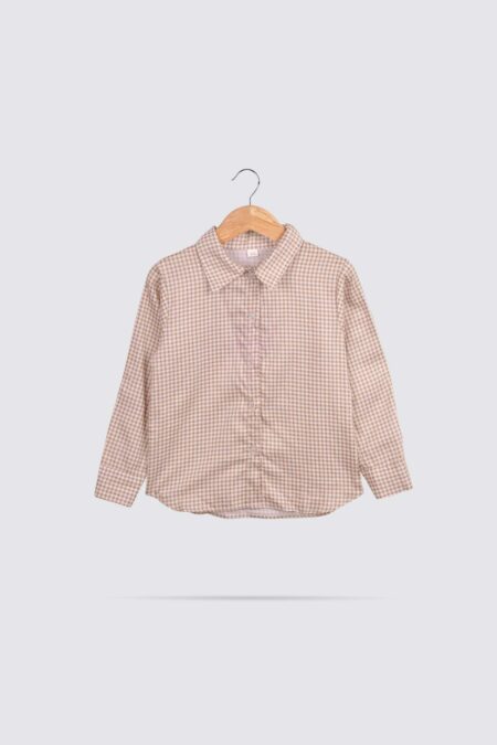 Jason Top Gingham Brown