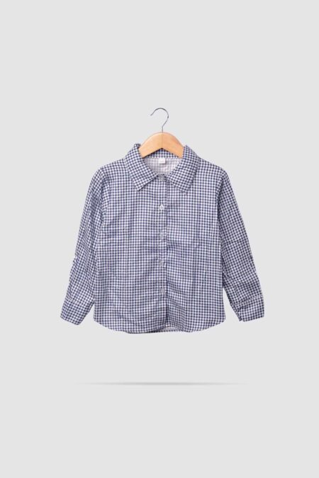 Jason Top Gingham Navy