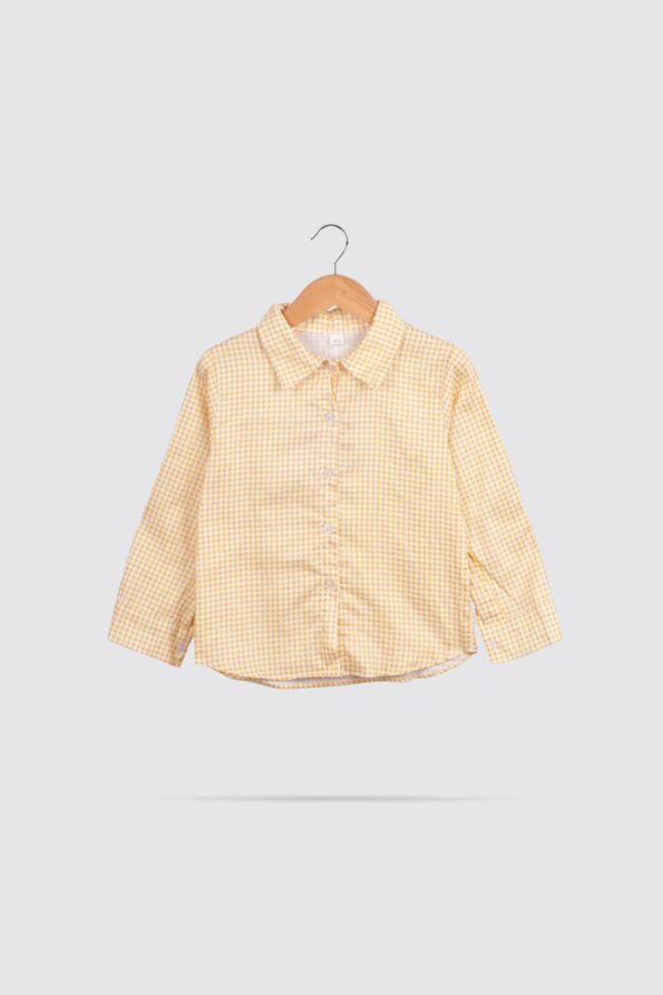 Jason Top Gingham Yellow 1