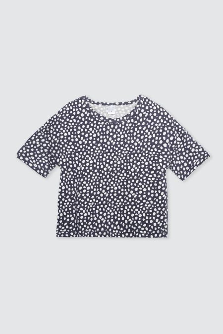 Laica Top Navy Dots