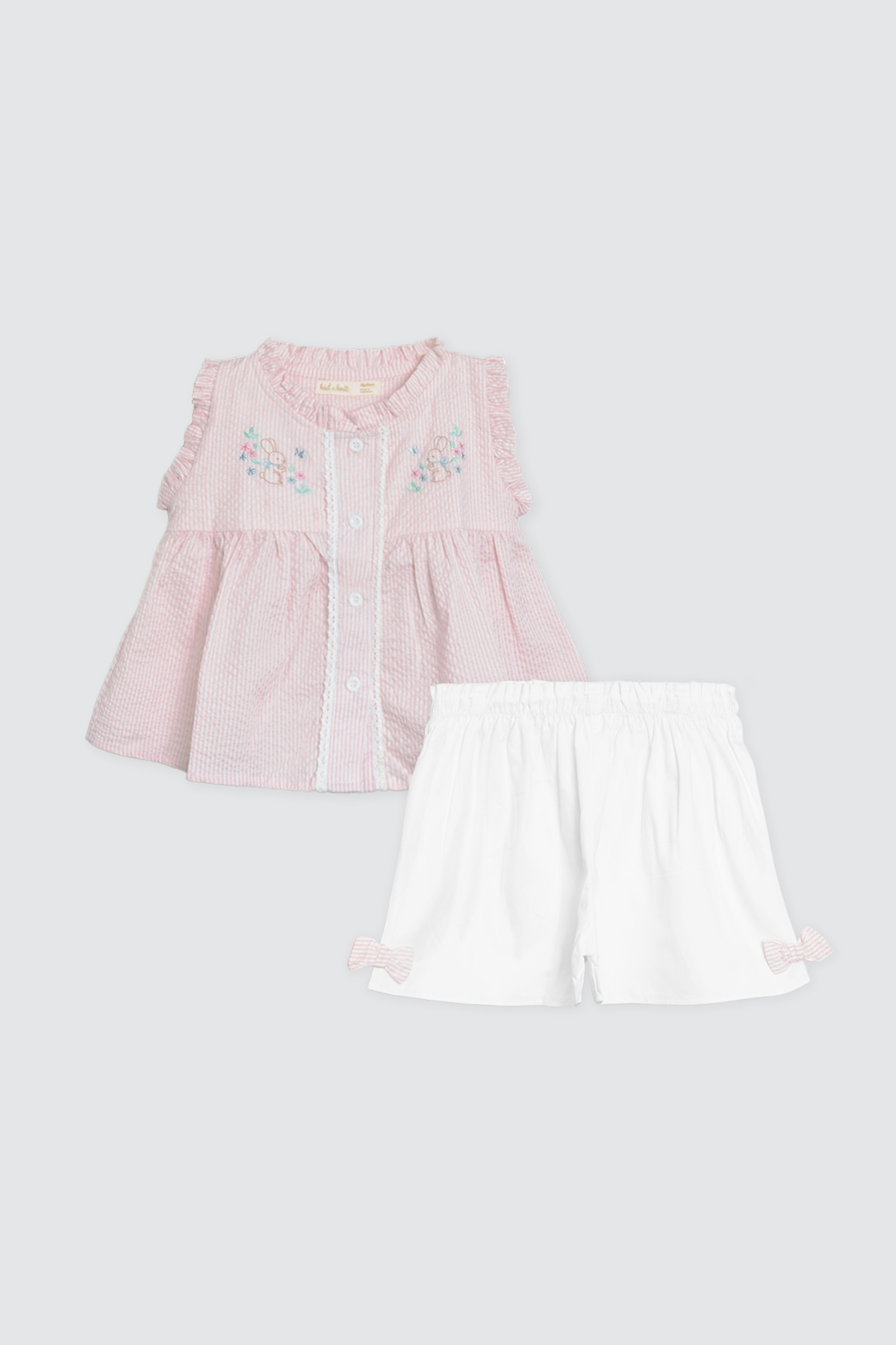 Lili-Bunny-Set-Pink-Top-White-Pants-set1 Lili Bunny Set Pink Top White Pants set1