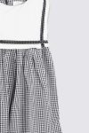 Lucia-Checkered-Dress-Black-depan