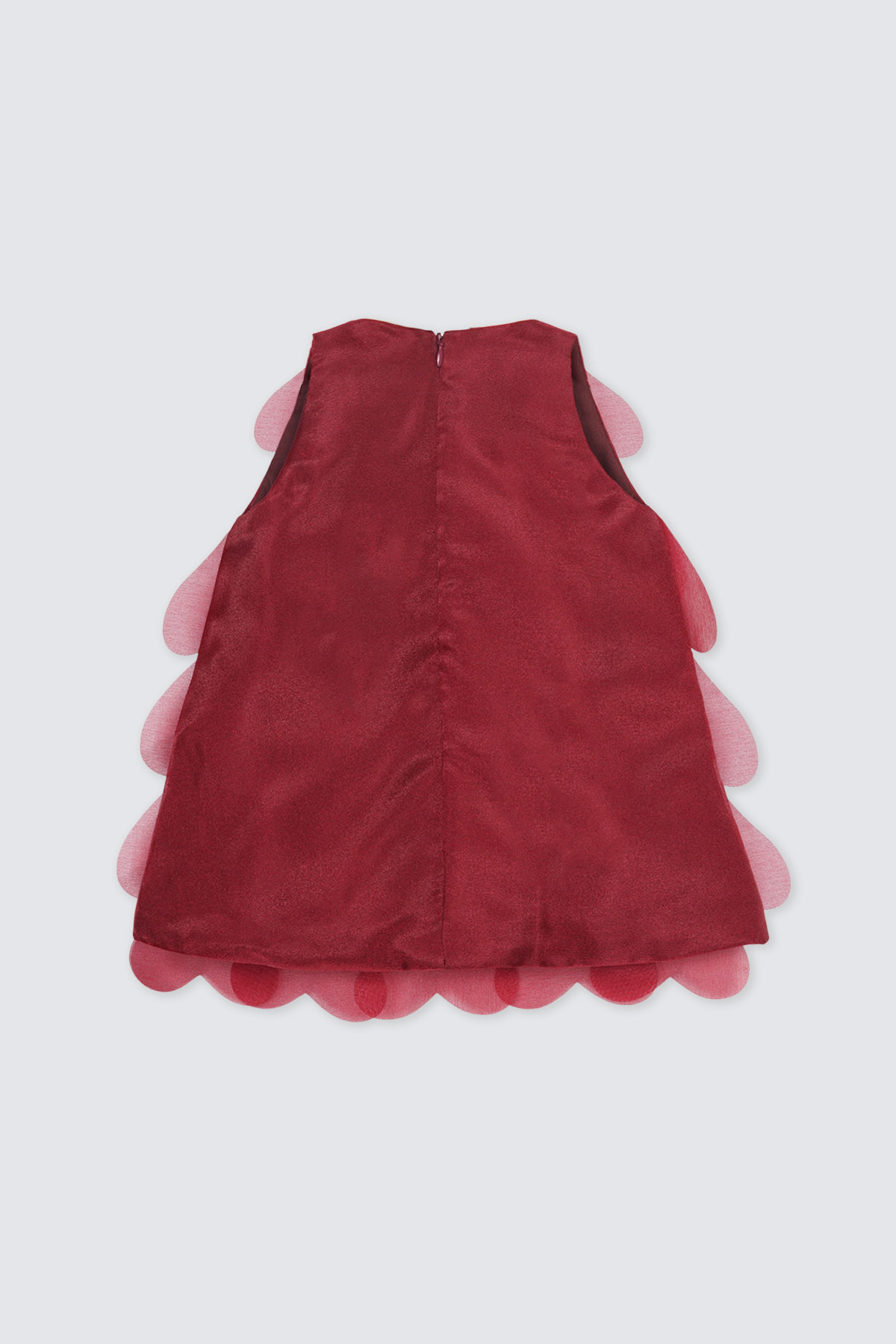 Mon-Bebé-Dress-Maroon-belakang