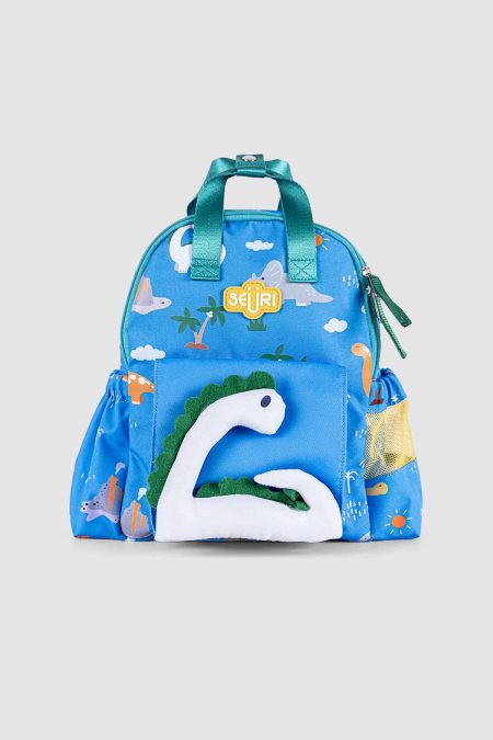 Seuri Blue Dino Backpack