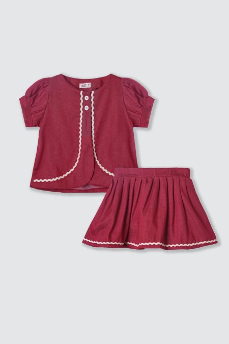 Kaylee Set Maroon