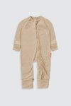 2 Set Basic Sleepsuit and Kimono Khaki Depan