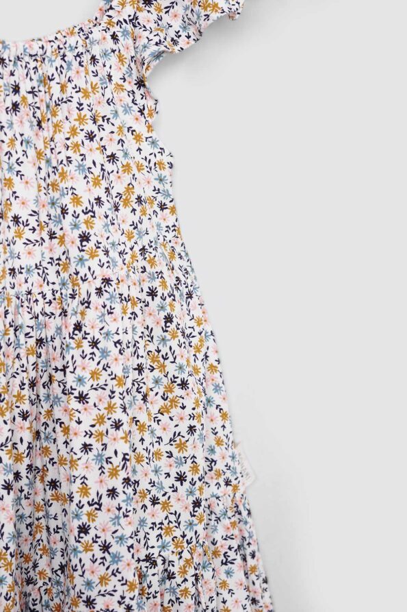 Nola-Dress—Flowery-White-3