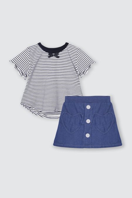 Taylor Set Black Stripes