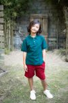 Neil Polo Shirt Green-On Model 2