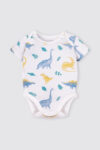 5-Pack-Unisex-Short-Sleeve-Bodysuit-Dino—1