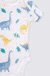 5-Pack-Unisex-Short-Sleeve-Bodysuit-Dino—1