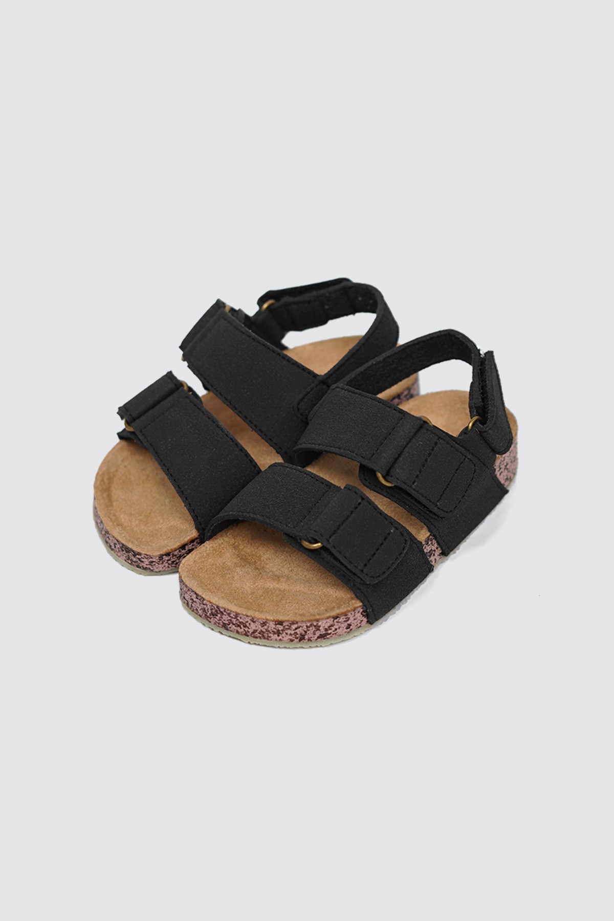 Troy Sandal Black Depan BLACK