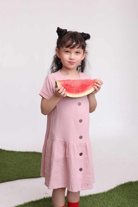 Gillian Dress Dusty Pink