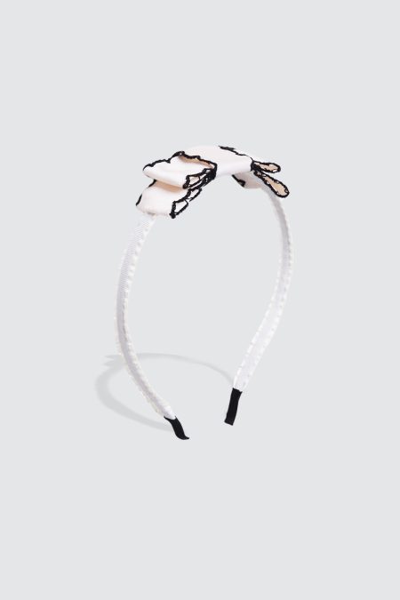 Jisoo Classic Headband Ivory