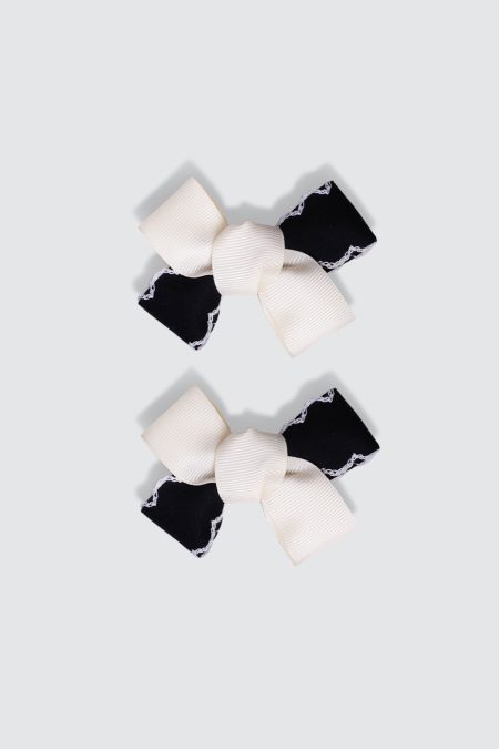 Kate Clip Ivory Black