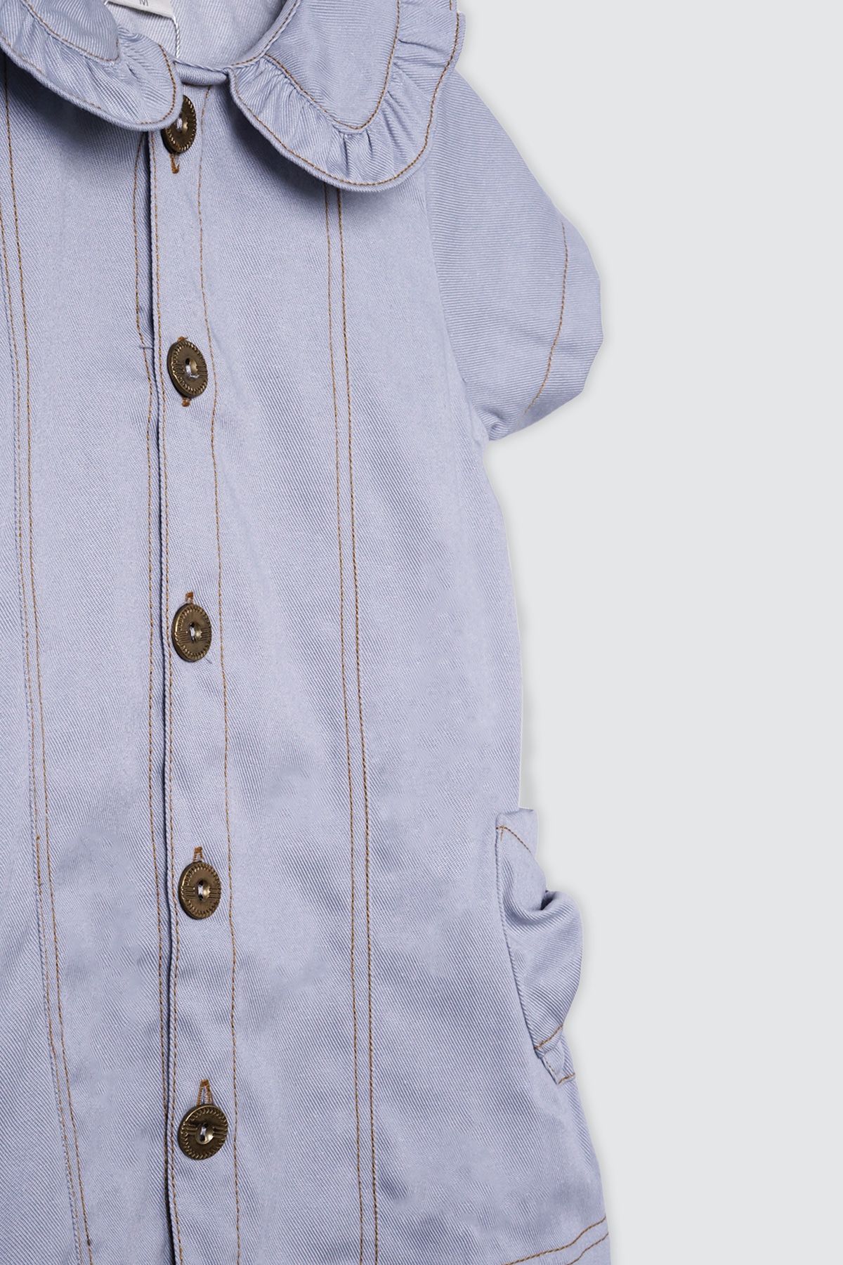 Kylie-Denim-Dress-Grey-detail