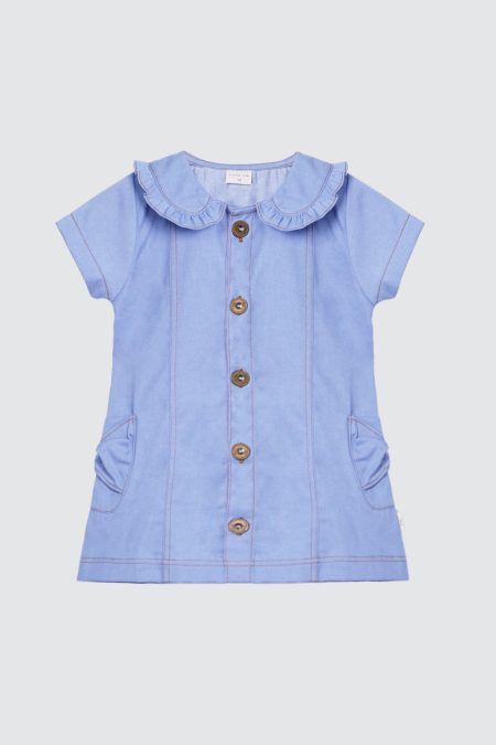 Kelly Denim Dress Light Blue