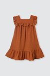 Laura-Dress-Cognac-depan