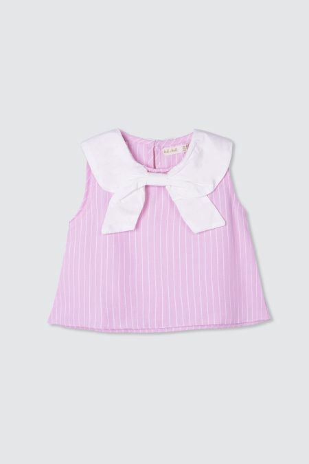 Marina Top Pink Stripes