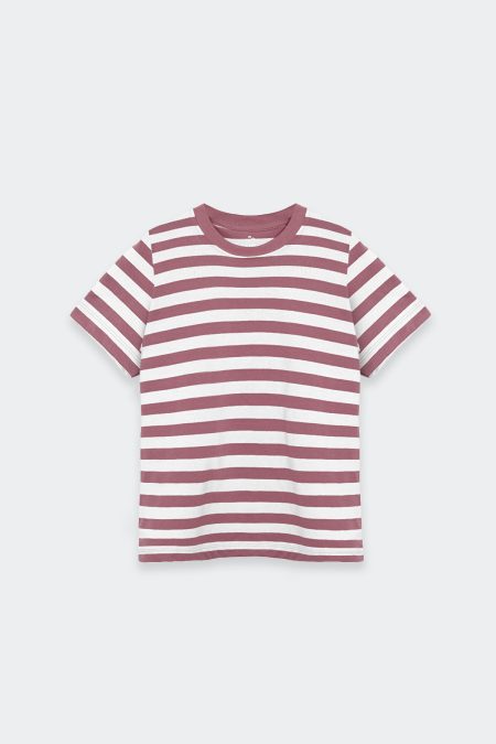 Basic Tees Wood Rose Stripes