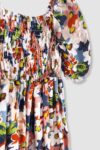 Victoria-Dress—Red-Floral-Model—1