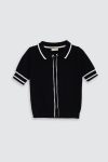 Harvey Top Black (Depan)
