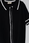 Harvey Top Black (Depan)