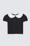 Suri Shirt Basic Black Depan