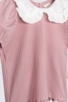 Suri Shirt Dusty Pink Depan