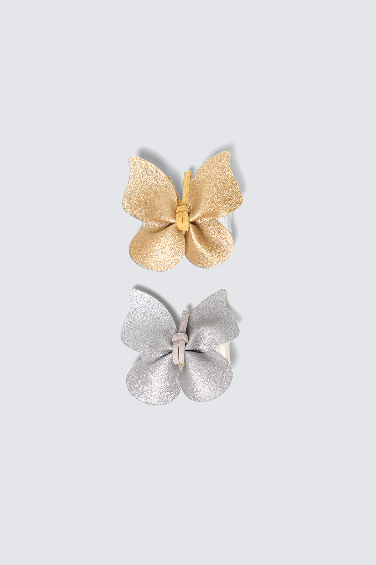 Mariposa Silver Gold Hairclip jepit kupu kupu 1