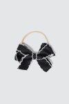 Eun Bow Black Headband Nylon