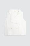 Shizuka Ruffle Vest Depan