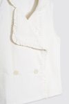 Shizuka Ruffle Vest Depan