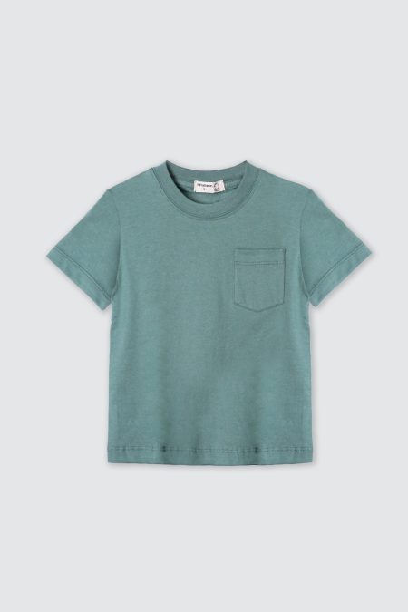 Brick Kids T-Shirt Dusty Green
