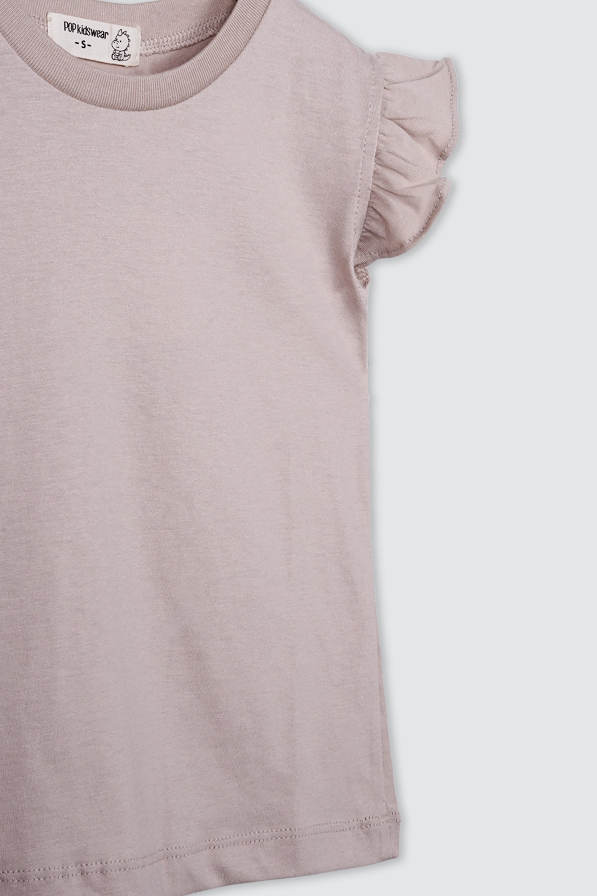 Brick-Kids-T-Shirt-Light-Brown-detail